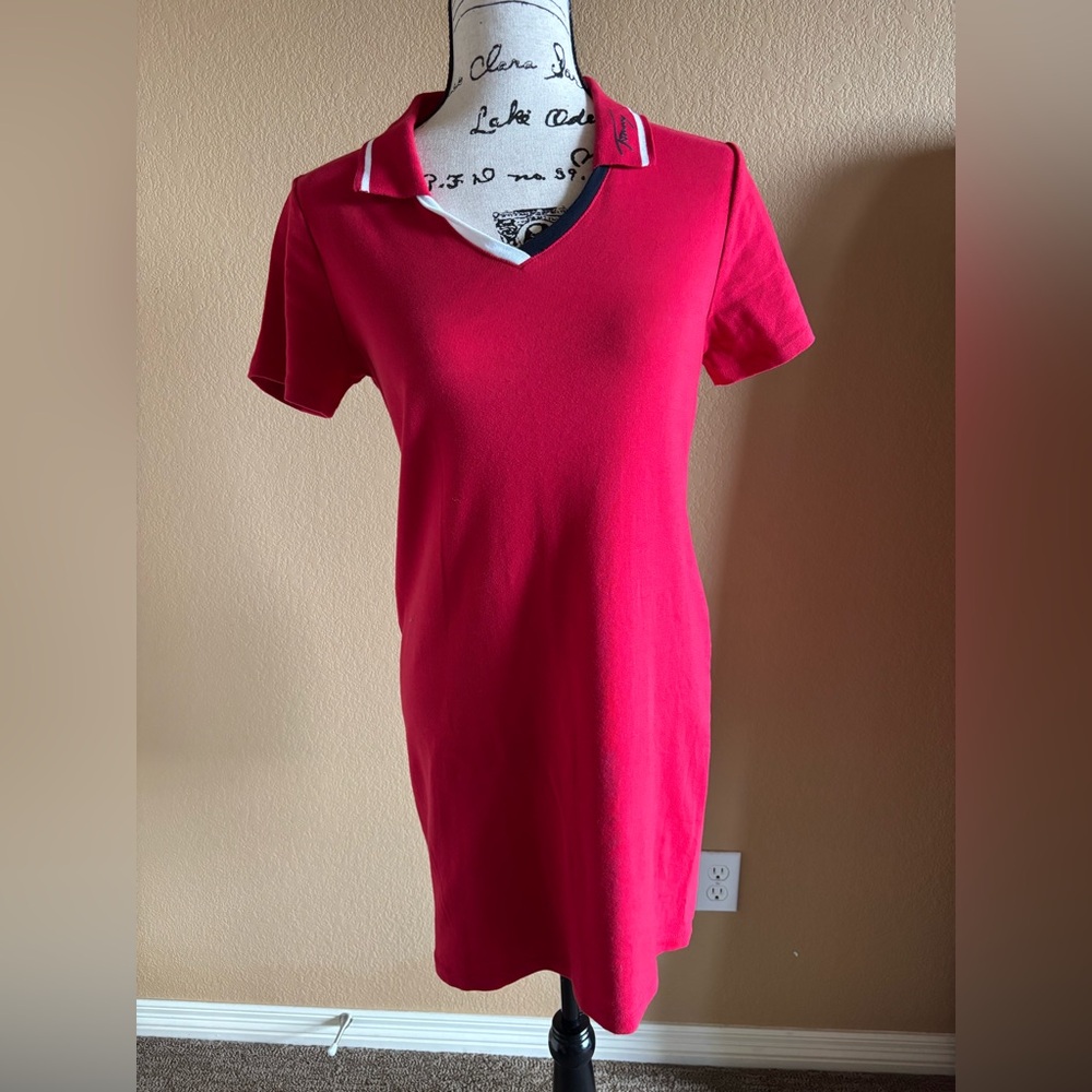 Tommy Hilfiger Red Polo Dress